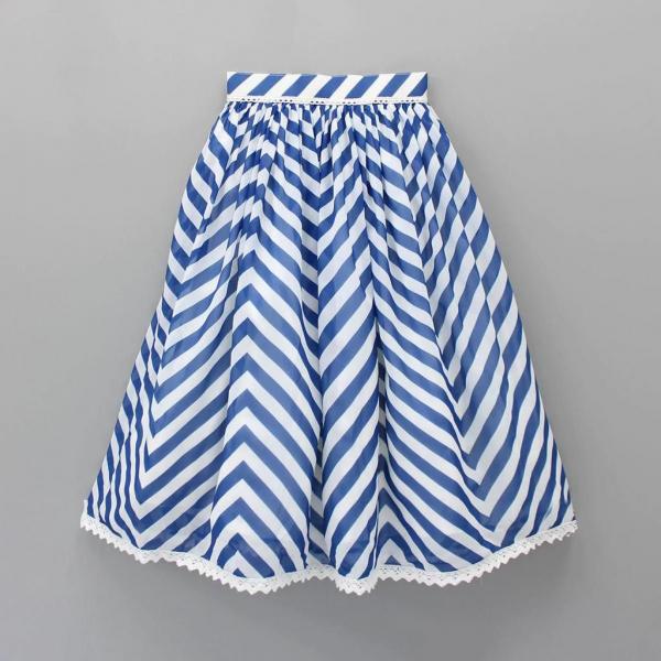 Zig Zag Aj 7549 Kids Silk Wear Top With Skirt Collection